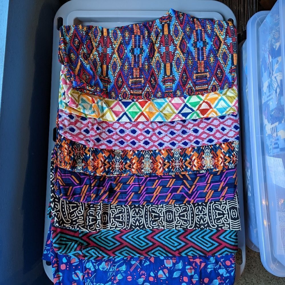 lot of 9 TC lularoe leggings - Picture 2 of 8